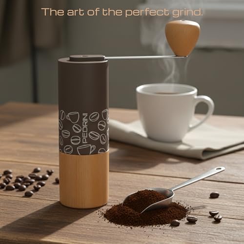 PEDRINI Manual Coffee Grinder, Ceramic
