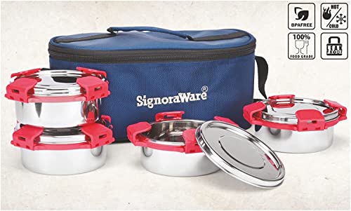 Signora Ware 350Ml+350Ml+350Ml+350Ml All Steel