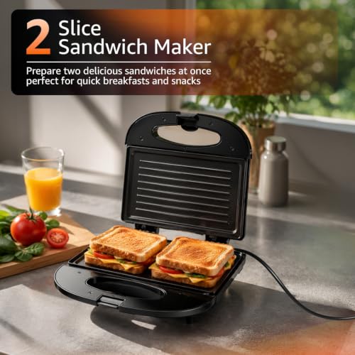 Amazon Basics 2-Slice Sandwich Maker