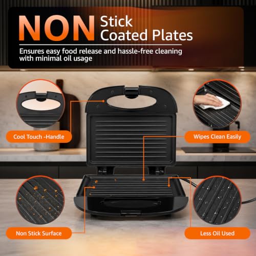 Amazon Basics 2-Slice Sandwich Maker