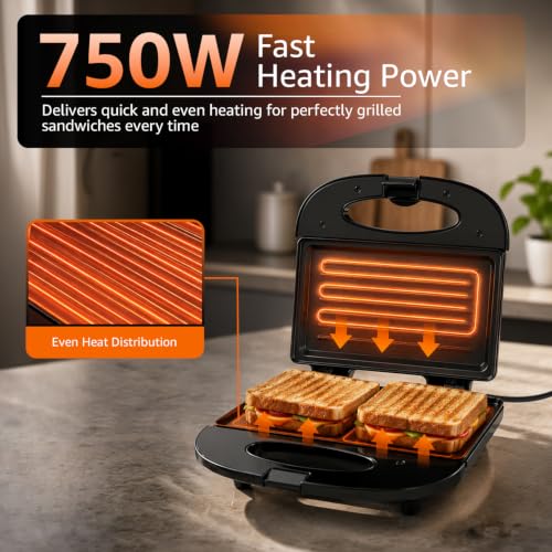 Amazon Basics 2-Slice Sandwich Maker
