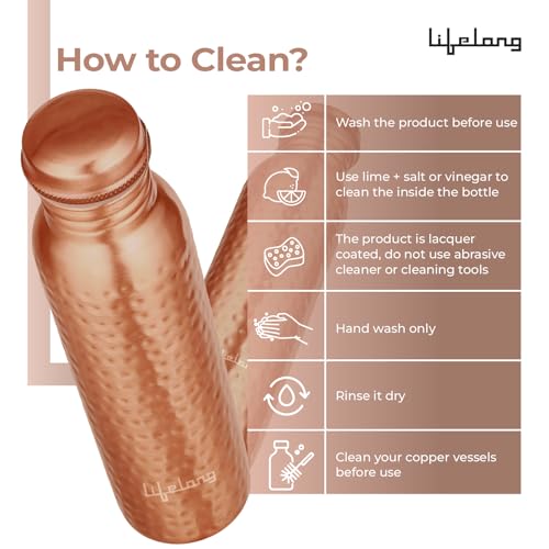 Lifelong 900 ml Copper Water