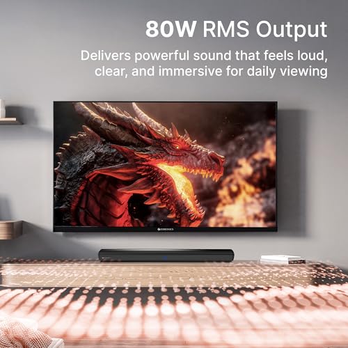 ZEBRONICS 80W Soundbar with Dual