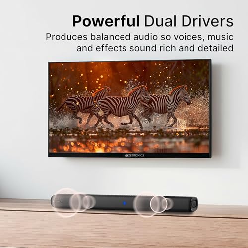 ZEBRONICS 80W Soundbar with Dual