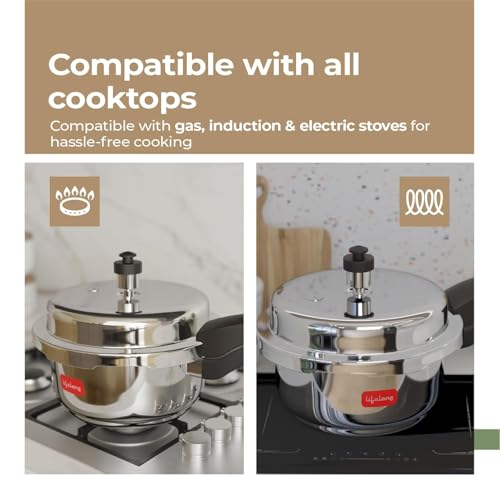 Lifelong 2L Stainless Steel Pressure