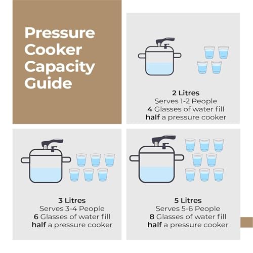 Lifelong 2L Stainless Steel Pressure