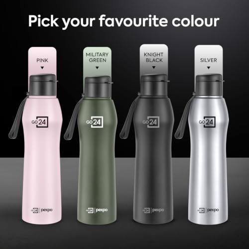 Go24 pexpo Stainless Steel Water Bottle Georgia Rosy Brown 880ml - Image 6