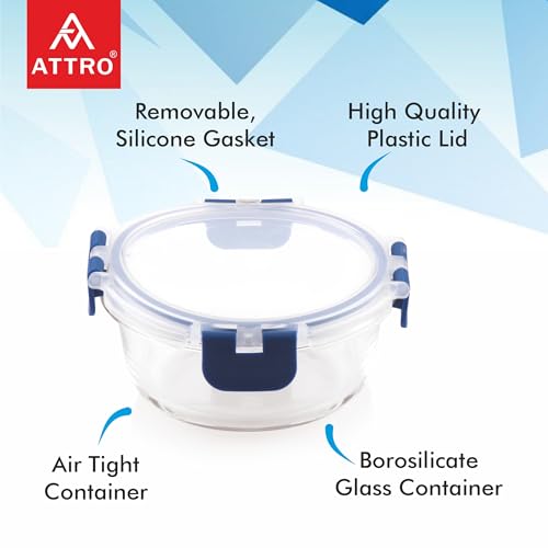 ATTRO Glassox Borosilicate Round Glass
