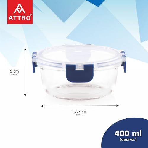 ATTRO Glassox Borosilicate Round Glass