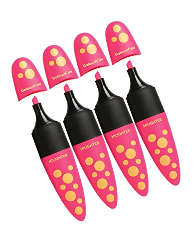 ColourHide My Designer Highlighter - Pack of 4 (Pink) - Image 2