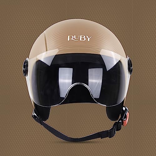 Steelbird SBH-16 Ruby ISI Certified Open Face Helmet with Skull Cap - Image 5