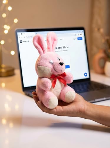 Cute Pink Bunny Soft Toy