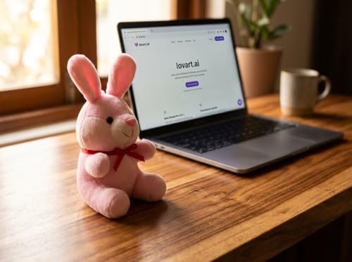 Cute Pink Bunny Soft Toy
