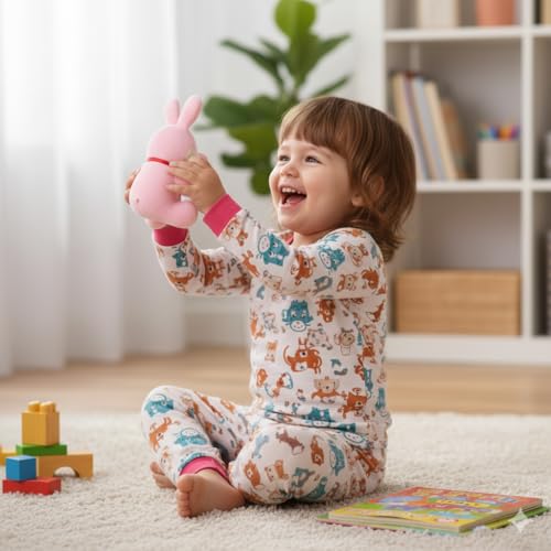 Cute Pink Bunny Soft Toy