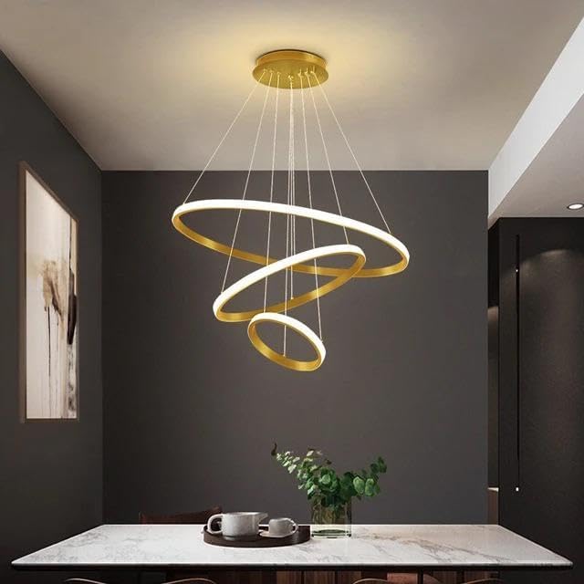 kinis 3 Rings Chandelier/Jhumar Light