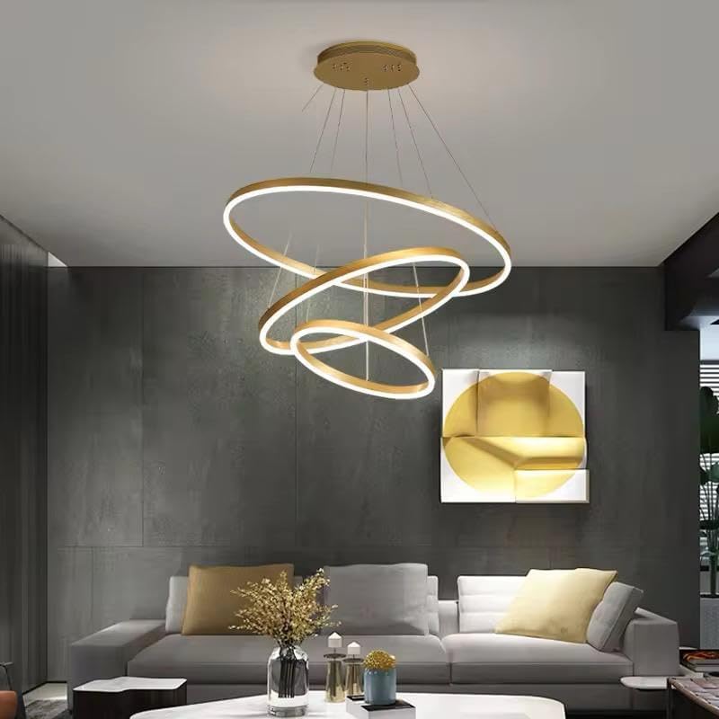 kinis 3 Rings Chandelier/Jhumar Light