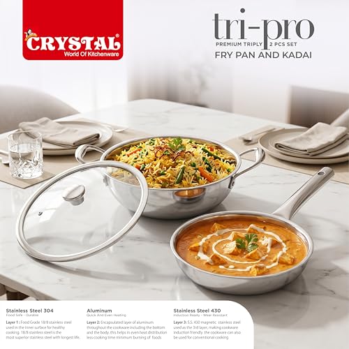 Crystal TriPro Triply Stainless Steel