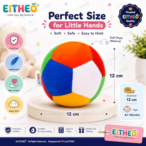 EITHEO Plush Soft Baby Ball