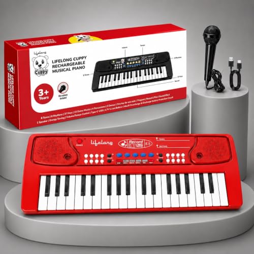 Lifelong Wireless Rechargeable Piano Keyboard