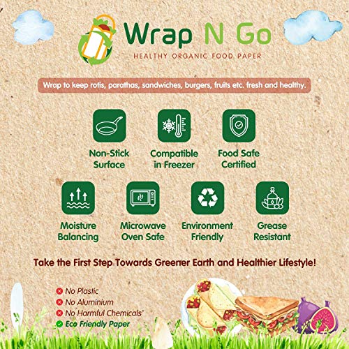 Wrap N Go Multipurpose Premium Food Wrapping Paper (20 M) (Pack of 1) - Image 7