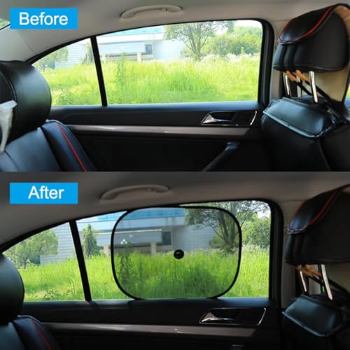 Car Universal Side Window Black