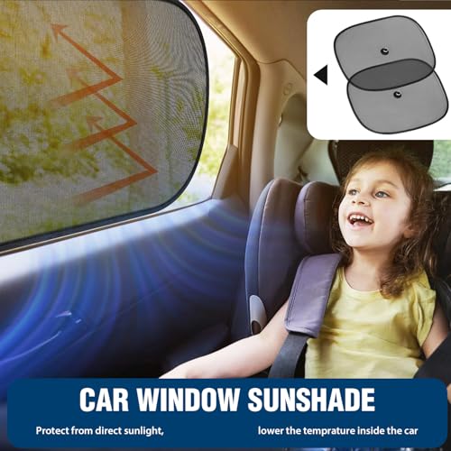 Car Universal Side Window Black