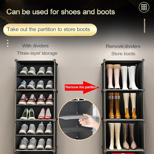 LERIMO 8 Tier Plastic Shoe