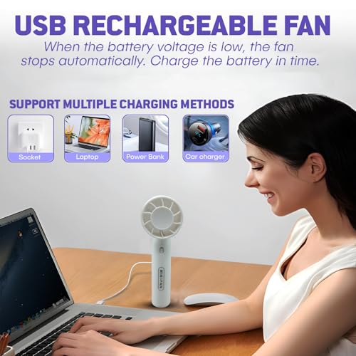 Wagzo-Portable Mini USb Fan Rechargeable