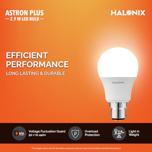 Halonix 2.9W B22 LED Cool White Bulb, Pack of 50 - Image 5