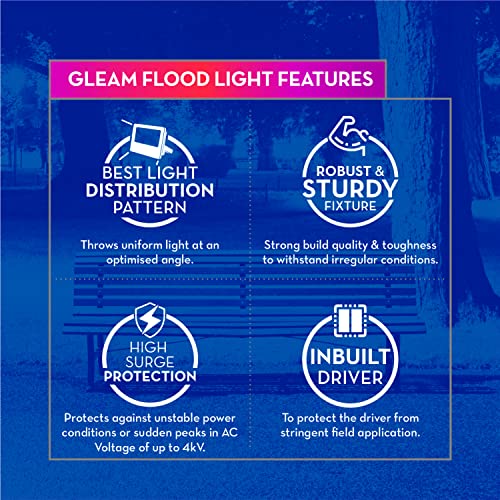 Crompton Aluminium Gleam 50W LED