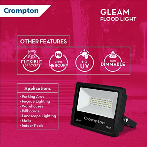 Crompton Aluminium Gleam 50W LED