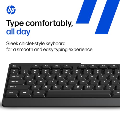 HP KM120 Wired Mouse and Keyboard Combo (AB3D0AA) - Image 3