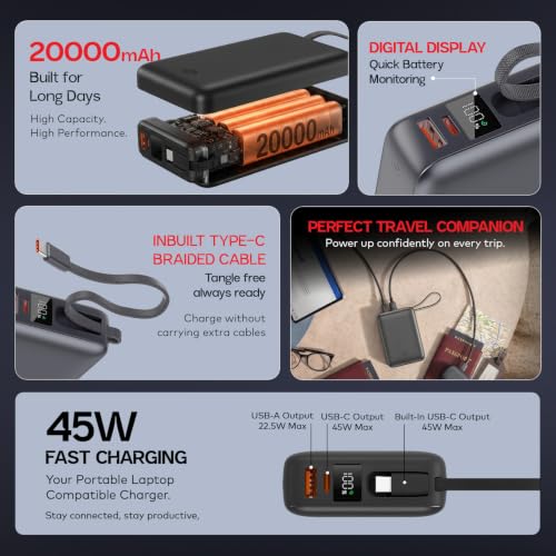 Zeno 20000mAh 45W Pocket Size