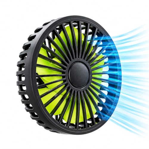 USB Car Backseat Fan, 3 Speeds 360 Degree Rotatable multipurpose use