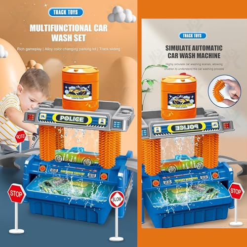Color Changing Car Wash Playset