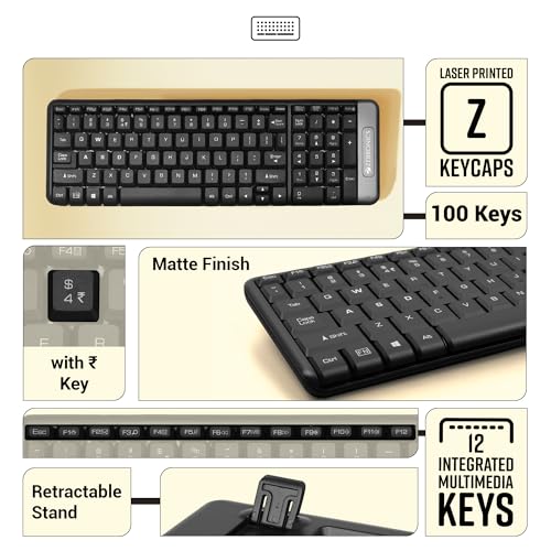 ZEBRONICS Companion 104 2.4GHz Wireless