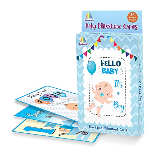 Bookworm Baby Milestone Cards