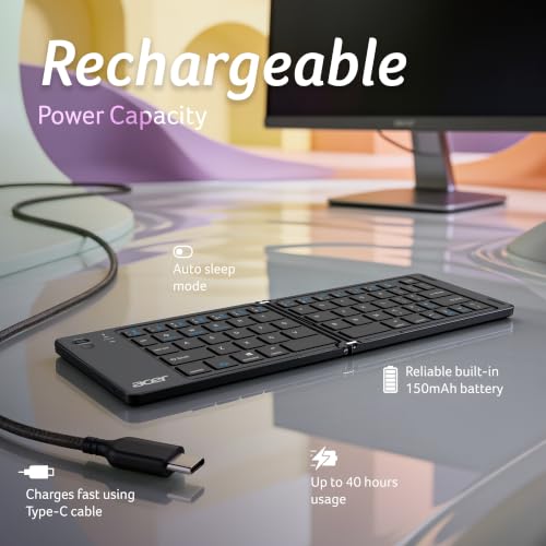 Acer MiniFold Foldable Bluetooth Keyboard