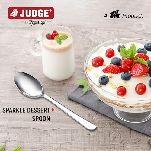 Judge by Prestige Sparkle Stainless Steel Dessert Spoon - Image 3