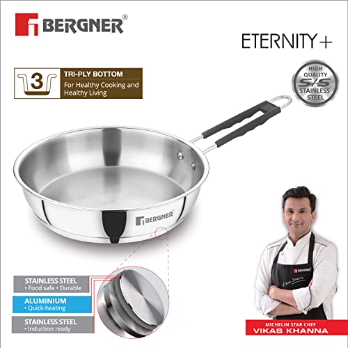 BERGNER Eternity Stainless Steel Frypan