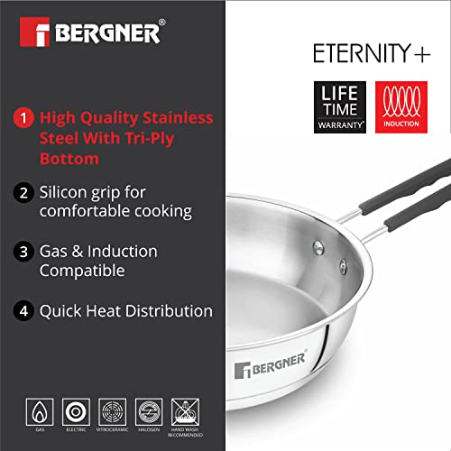 BERGNER Eternity Stainless Steel Frypan