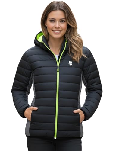 LEOTUDE Women Loose Fit Jacket Puffer Winter Bomber Jacket|Stylish Jacket| Casual Hoody Jacket