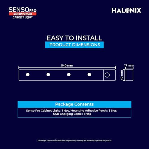 Halonix 4 Led Dimmable Rechargeable