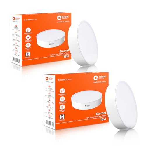 Orient Electric 18W Rimless Round