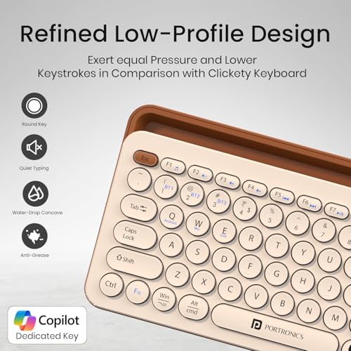 Portronics Bubble 3.0 Wireless Keyboard