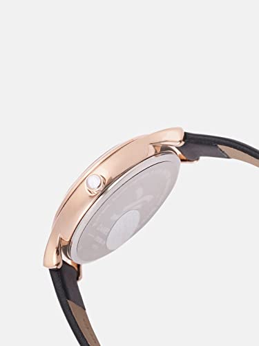 Daniel Klein Analog Black Dial Women's Leather Watch-Dk11676-5 - Image 4