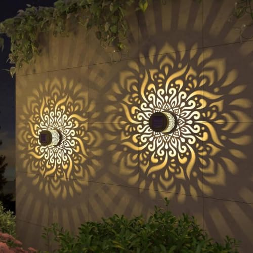 HIFEER Decorative Solar Wall Light