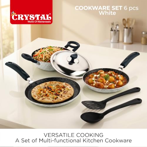 Crystal Aluminum 6 Pcs Non