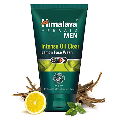 Himalaya MEN Intense Oil Clear Lemon Face Wash, 100ml