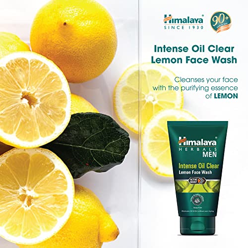 Himalaya MEN Intense Oil Clear Lemon Face Wash, 100ml - Image 4